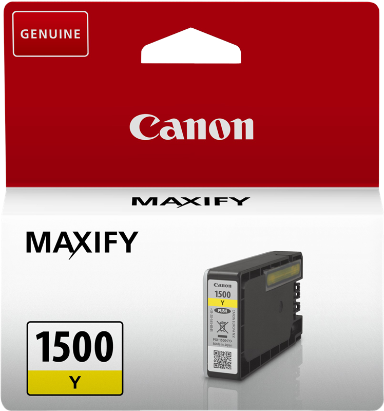 Canon Cartouche encre PGI-1500y (9231B001) Jaune