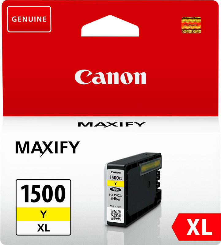 Canon Cartouche encre PGI-1500y XL (9195B001) jaune