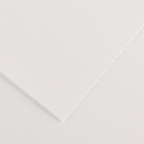 Canson Guarro Pack de 50 Cartes A4 Iris de 185g - 21x29,7cm - Couleur Blanche