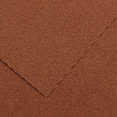 Canson Guarro Pack de 50 Cartes A4 Iris de 185g - 21x29,7cm - Couleur Chocolat