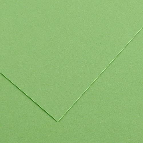 Canson Guarro Pack de 50 Cartes A4 Iris de 185g - 21x29,7cm - Couleur Vert Pomme