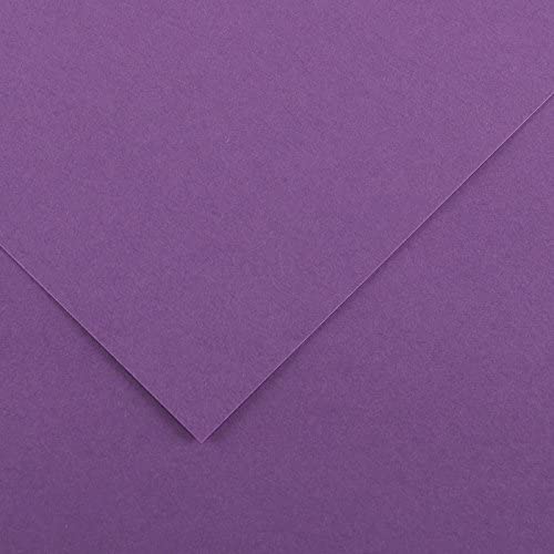 Canson Guarro Pack de 50 Cartes A4 Iris de 185g - 21x29,7cm - Couleur Violet
