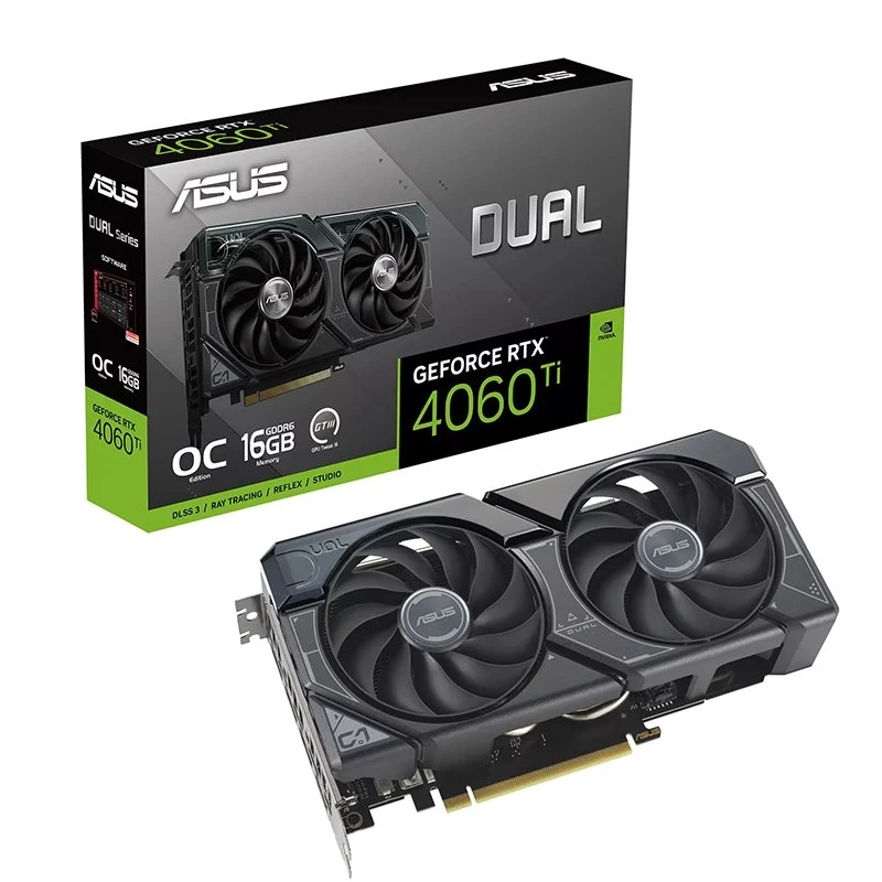 Carte graphique Asus Dual GeForce RTX 4060 Ti OC Edition 16 Go GDDR6 DLSS3