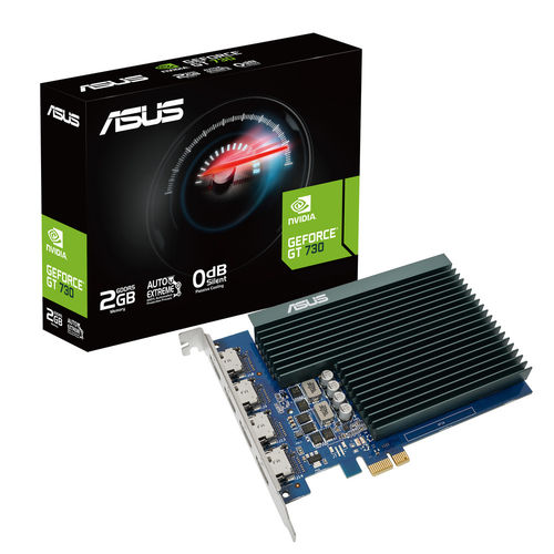 Carte graphique Asus GeForce GT 730 2 Go GDDR5 NVIDIA - PCIe 2.0, HDMI