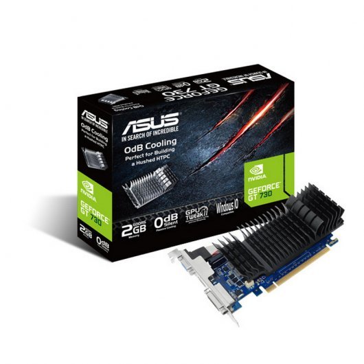 Carte graphique Asus GeForce GT 730 2 Go GDDR5 profil bas