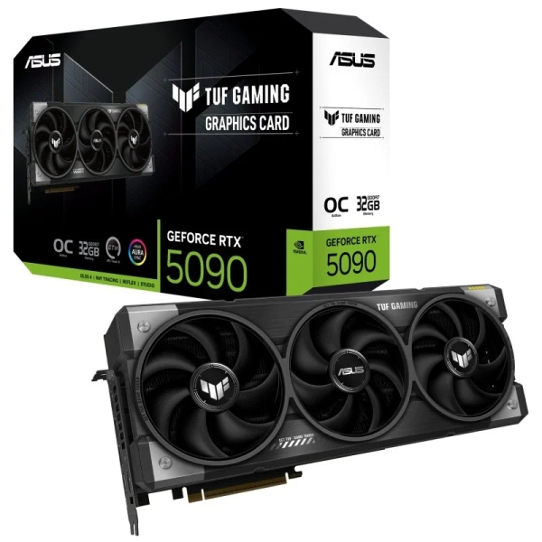 Carte graphique Asus GeForce TUF Gaming RTX 5090 OC 32 Go GDDR7 Reflex 2 RTX AI DLSS4