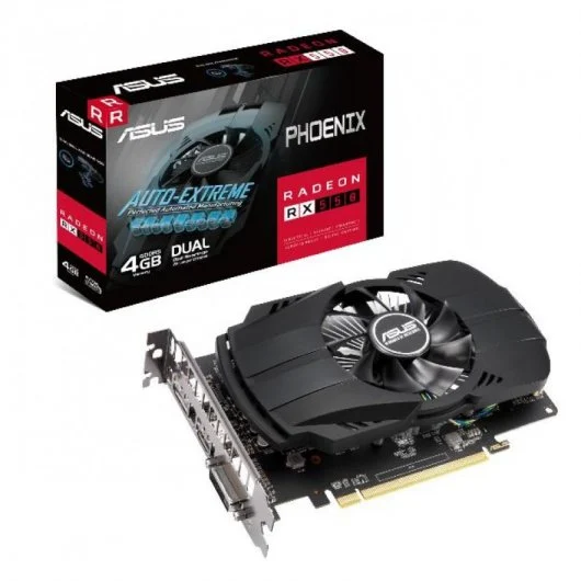 Carte graphique Asus Phoenix Radeon RX 550 4 Go GDDR5 EVO AMD - PCIe 3.0, HDMI, DVI-D, DisplayPort