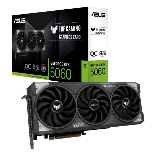Carte graphique Asus TUF Gaming GeForce RTX 5060 OC Edition 8 Go GDDR7