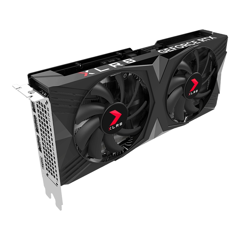 Carte graphique PNY GeForce RTX 4060 Ti Verto XLR8 8 Go GDDR6 NVIDIA double ventilateur - PCIe 4.0, HDMI, DisplayPort