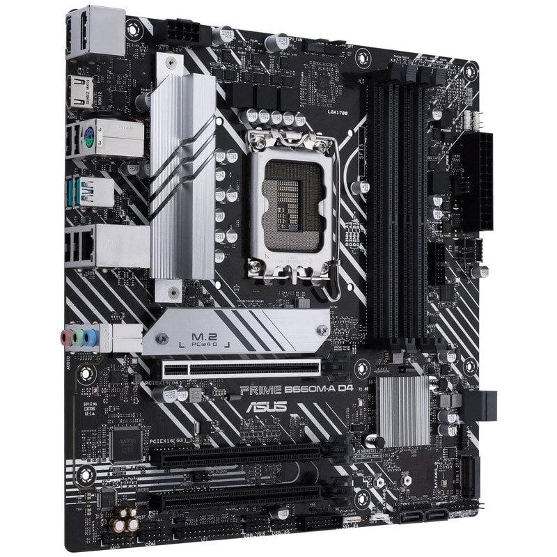 Carte mère Asus Prime B660M-A D4-CSM Intel 1700 4x DDR4 - HDMI, M.2, PCIe4.0, 4x Sata III, USB 3.2, ATX