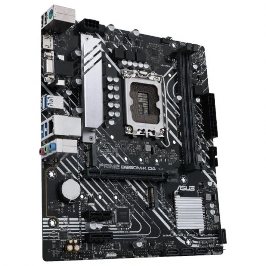 Carte mère Asus Prime B660M-K D4 Intel 1700 2x DDR4 - HDMI, M.2, PCIe3.0, 4x Sata III, USB 3.2, MicroATX