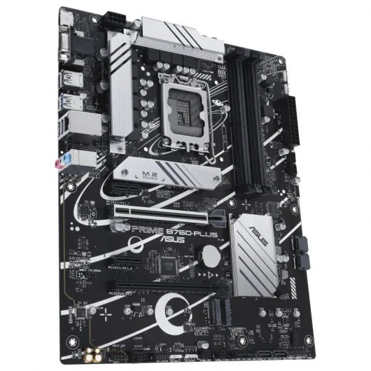 Carte mère Asus Prime B760-Plus Intel 1700 - HDMI, VGA, PCIe 5.0, M2, 4x Sata III, USB 2.0, 3.2, RJ-45, DisplayPort