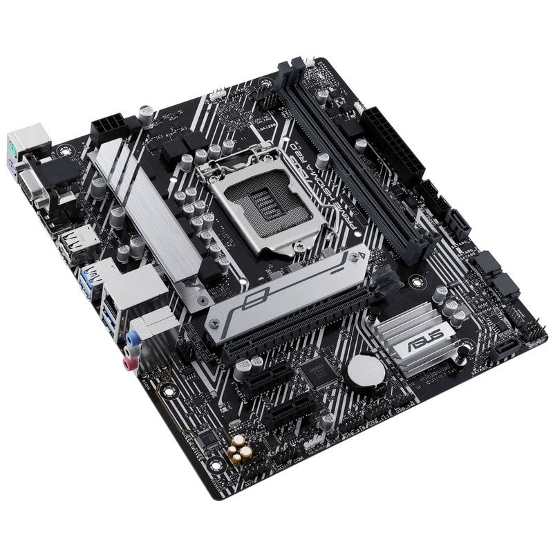 Carte mère Asus Prime H510M-A R2.0 Intel 1200 2x DDR4 - HDMI, VGA, PCIe 3.0, 4x Sata III, RJ-45, USB 2.0/3.2, MicroATX