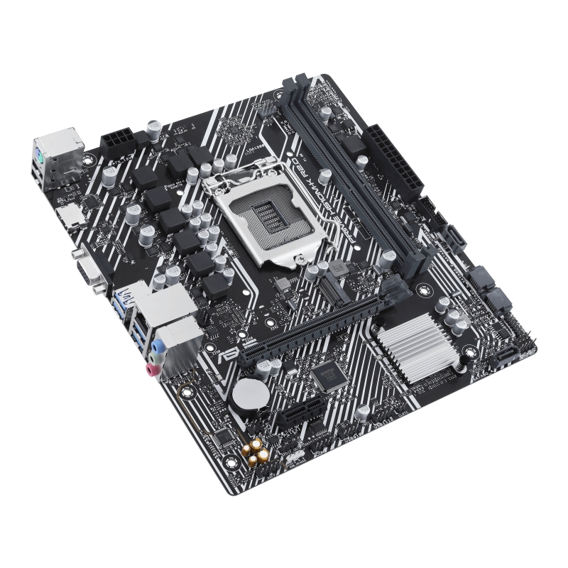 Carte mère Asus Prime H510M-K R2.0 Intel 1200 2x DDR4 - HDMI, PCIe 4.0/3.0, 4x Sata III, USB 3.2, MicroATX