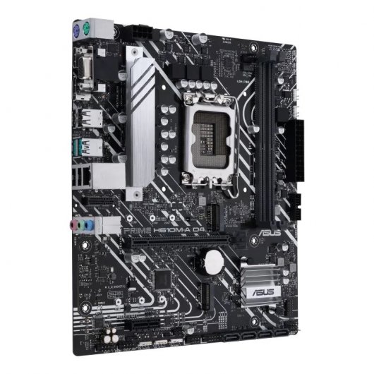 Carte mère Asus Prime H610M-A D4 CSM Intel1700 2x DDR4 - HDMI, M.2, PCIe3.0, 4x Sata III, USB 3.2, MicroATX