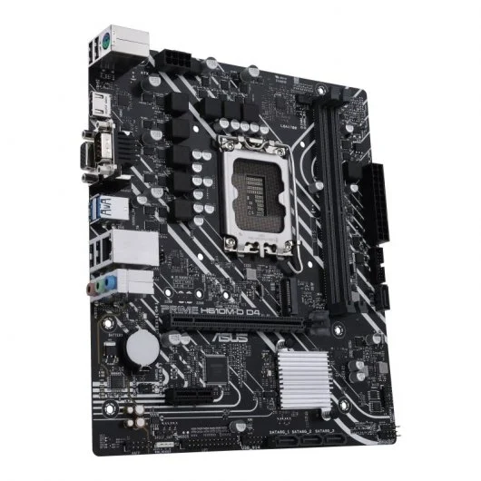 Carte mère Asus Prime H610M-D D4 Intel1700 2x DDR4 - HDMI, M.2, PCIe3.0, 4x Sata III, USB 3.2, MicroATX