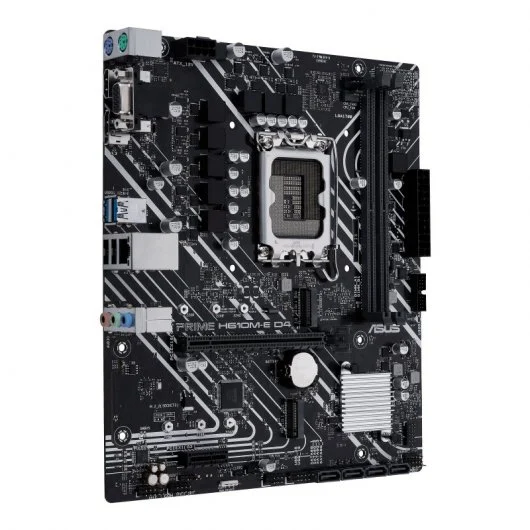 Carte mère Asus Prime H610M-E D4 CSM Intel1700 2x DDR4 - HDMI, M.2, PCIe3.0, 4x Sata III, USB 3.2, MicroATX