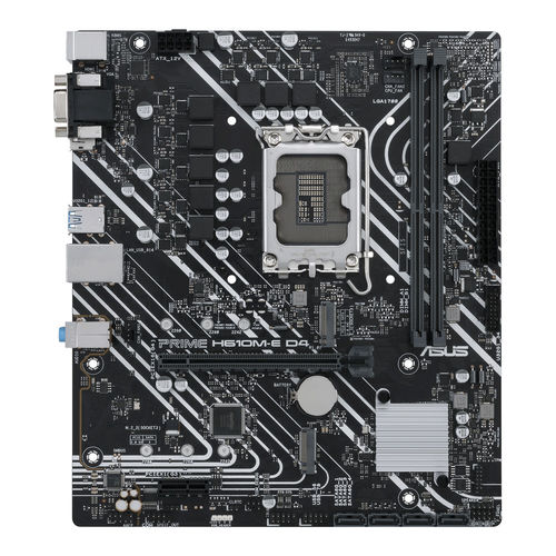 Carte mère Asus Prime H610M-E D4 Intel1700 2x DDR4 - HDMI, M.2, PCIe3.0, 4x Sata III, USB 3.2, MicroATX