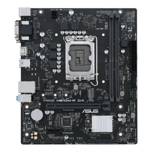 Carte mère Asus Prime H610M-R D4 Intel1700 2x DDR4 - HDMI, M.2, PCIe4.0, 4x Sata III, USB 3.2, MicroATX