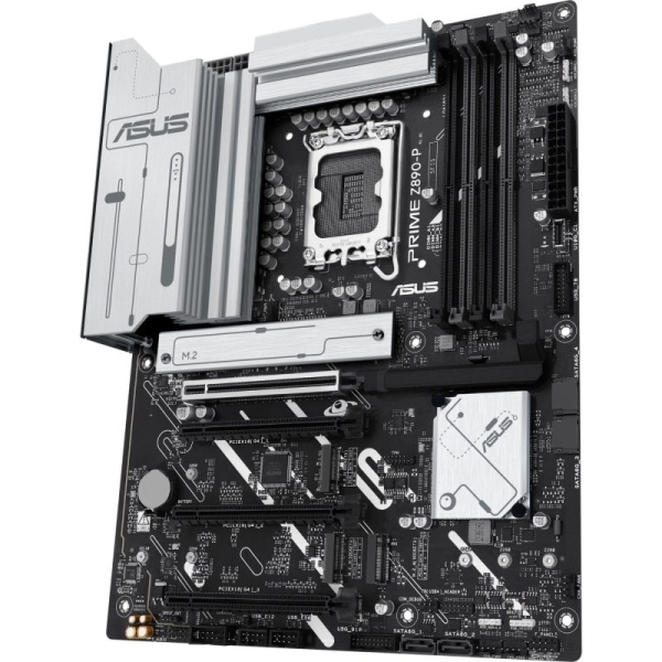 Carte mère Asus Prime Z890-P LGA 1851 - HDMI, DisplayPort, PCIe 4.0 et 5.0, M2, 4x Sata III, USB 2.0, 3.2, USB-C, RJ-45