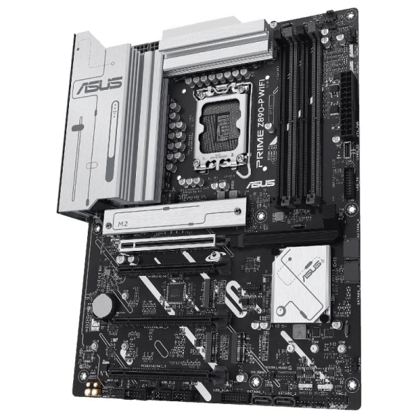 Carte mère Asus Prime Z890-P WIFI LGA 1851 - WiFi, Bluetooth, HDMI, DisplayPort, PCIe 4.0 et 5.0, M2, 4x Sata III, USB 2.0, 3.2, USB-C, RJ-45