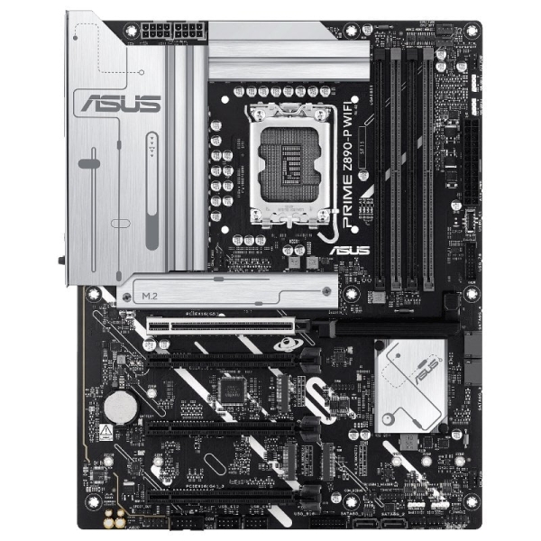 Carte mère Asus Prime Z890-P WIFI LGA 1851 - WiFi, Bluetooth, HDMI, DisplayPort, PCIe 4.0 et 5.0, M2, 4x Sata III, USB 2.0, 3.2, USB-C, RJ-45