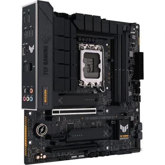 Carte mère Asus TUF GAMING B670M-PLUS D4 Intel PCIe 4.0, DDR4, M.2, 4x Sata III, Ethernet 2,5 Go, HDMI, USB 2.0, 3.2