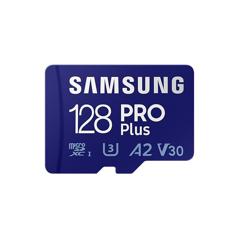 Carte Samsung PRO Plus Micro SDXC 128 Go UHS-I U3 Classe 10 avec adaptateur