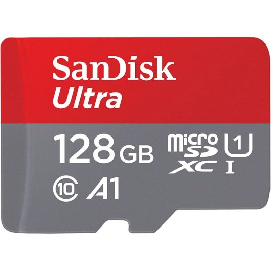 Carte Sandisk Ultra Micro SDXC 128 Go UHS-I U1 A1 Classe 10 120 Mo/s