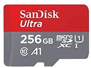 Carte Sandisk Ultra Micro SDXC 256 Go UHS-I U1 A1 Classe 10 120 Mo/s + Adaptateur SD