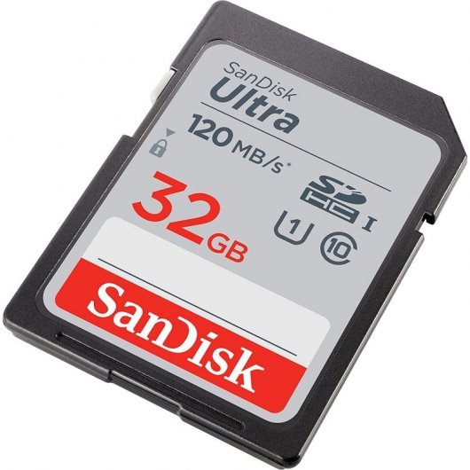 Carte Sandisk Ultra SDHC 32 Go UHS-I Classe 10 120 Mo/s