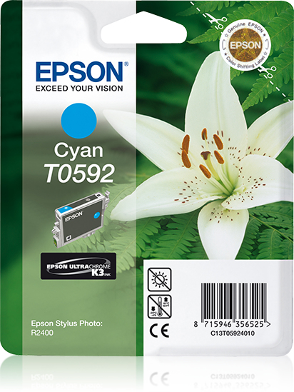 Epson Cartouche encre cyan T0592 - C13T05924010