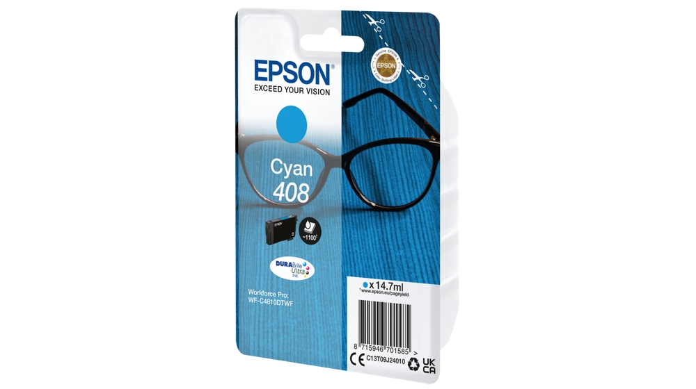 Cartouche encre Epson 408 Cyan (C13T09J24010)