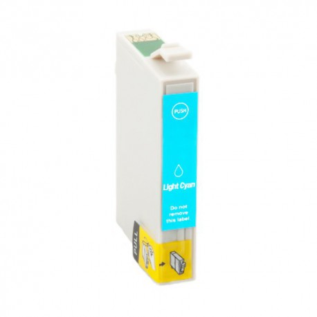 Cartouche compatible Epson T0595 Cyan Light - Remplace C13T05954010