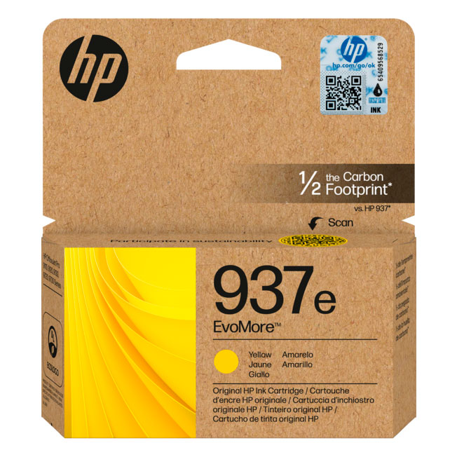 Cartouche d'encre jaune authentique HP 937e - 4S6W8NE