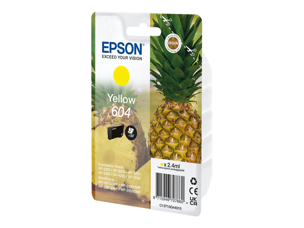 Epson 604 cartouche d'encre (marque 123encre) - jaune Epson