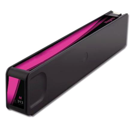 Cartouche compatible HP 913A Magenta - Remplace F6T78AE