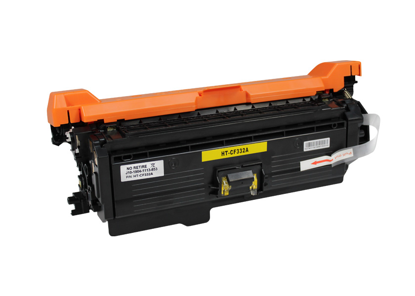 Toner compatible HP 654A jaune