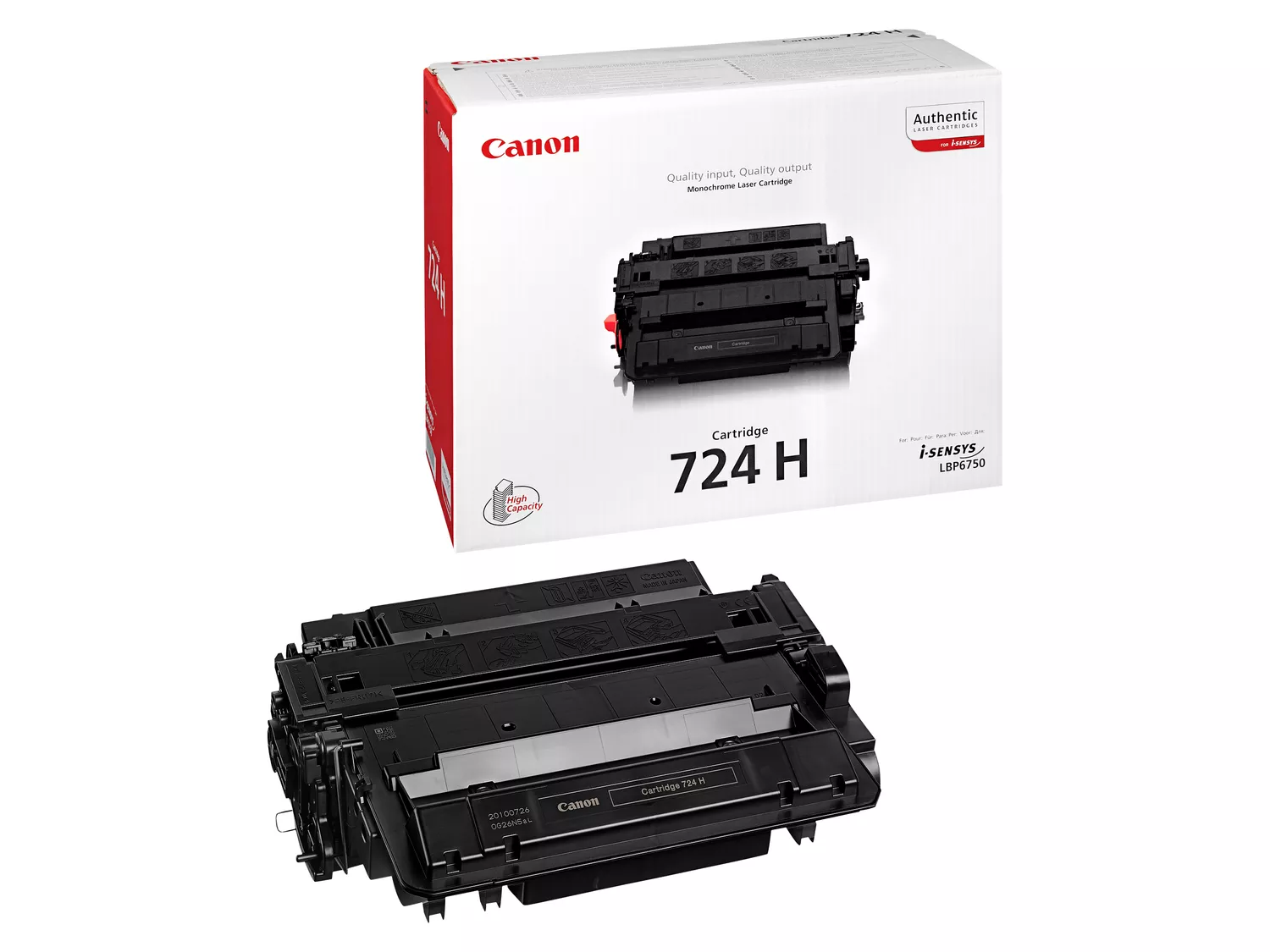 Canon toner 724H noir (3482B011/3482B002)