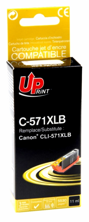 Cartouche encre UPrint compatible CANON CLI571XL noir