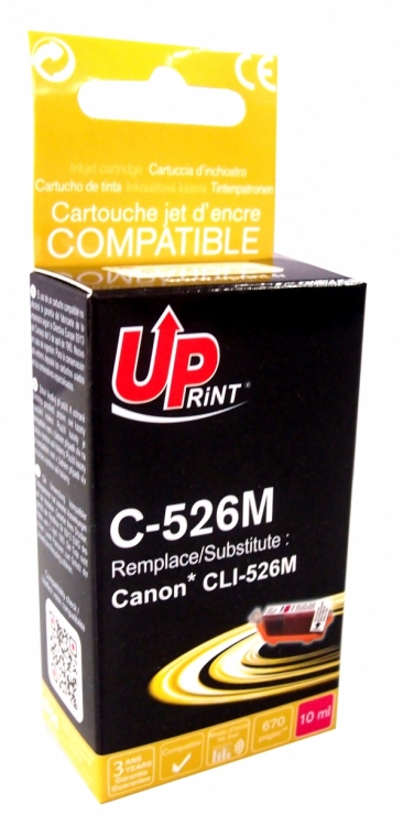 Cartouche encre UPrint compatible CANON CLI-526 magenta
