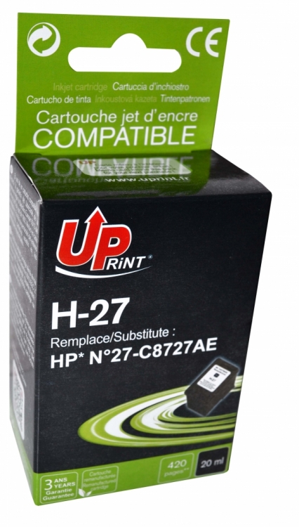 Cartouche compatible HP 27 noir