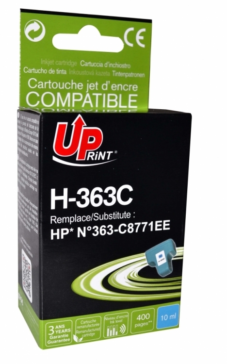 Cartouche encre UPrint compatible HP 363 cyan