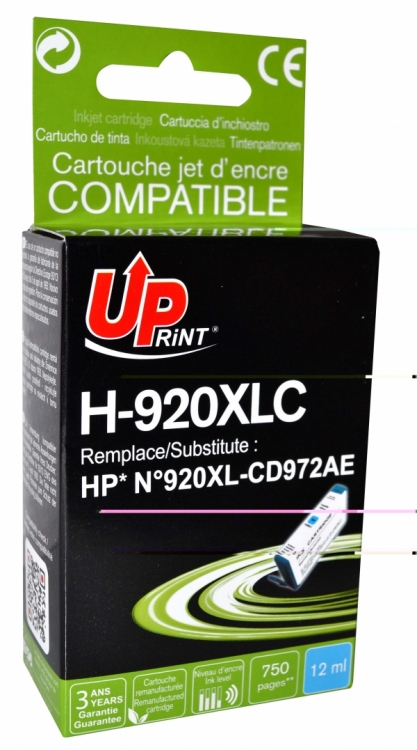 Cartouche encre UPrint compatible HP 920XL cyan