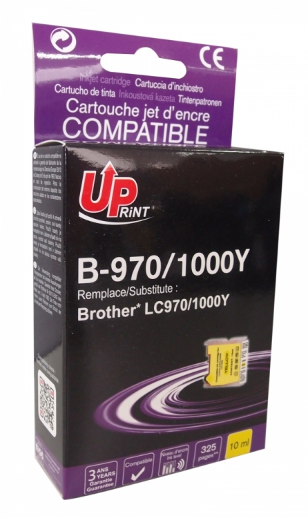 Cartouche PREMIUM compatible BROTHER LC-970Y jaune