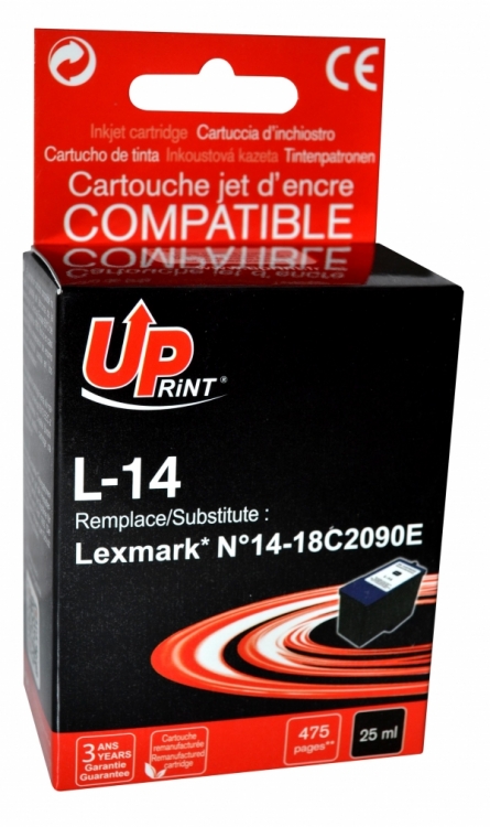 Cartouche compatible LEXMARK 14 noir