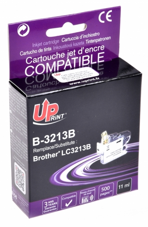 Cartouche encre UPrint compatible BROTHER LC-3213BK noir