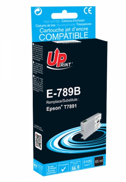Cartouche compatible EPSON T789B XXL noir