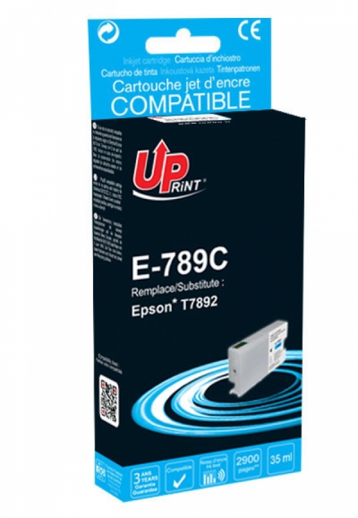 Cartouche compatible EPSON T789C XXL cyan