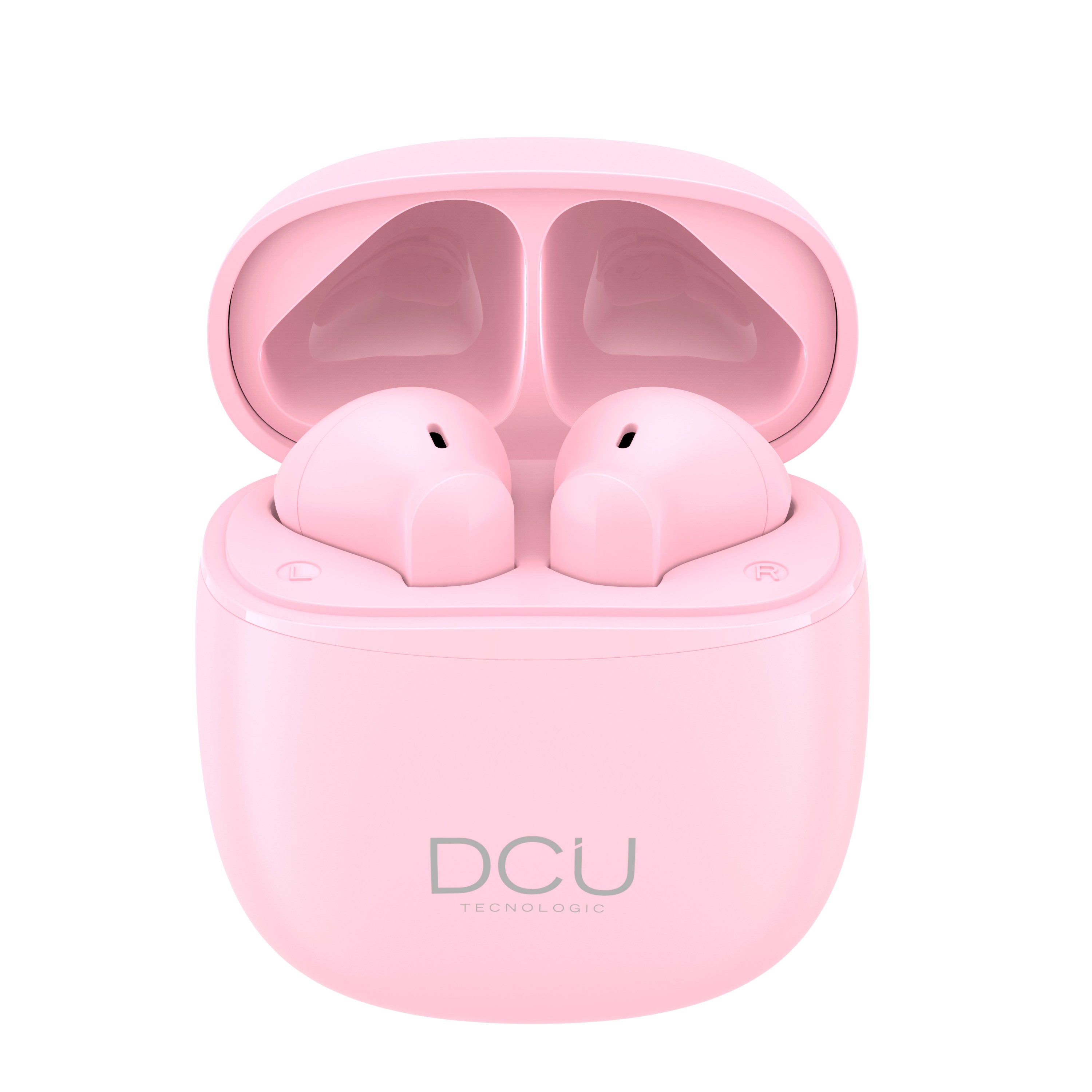 Casque Bluetooth 5.1 DCU Tecnologic Mini Mate - Liberté et confort pour votre musique préférée - Version V5.1 - Batterie longue durée - Haut-parleur de haute qualité - Connexion stable jusqu'à 10 m - Couleur rose